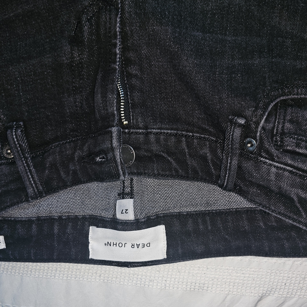 Dear John Womens Dark Black Jeans
